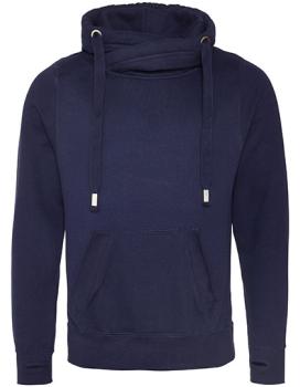 Cross Neck Hoodie - "Hamburg schnackt" (Gr. XS-2XL) (10 Farben)